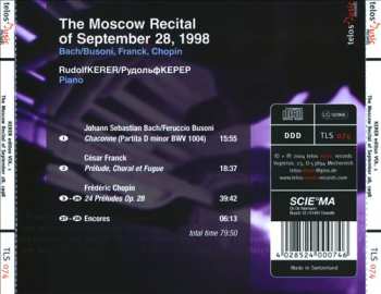 CD Rudolf Kerer: Kerer Edition, Vol. 1: The Moscow Recital Of September 28, 1998 477211