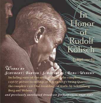 6CD/Box Set Rudolf Kolisch: In Honor Of Rudolf Kolisch 319941