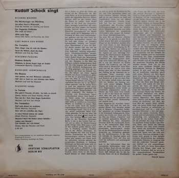LP Rudolf Schock: Rudolf Schock Singt 434817