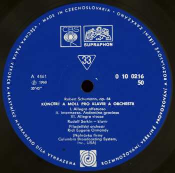 LP Rudolf Serkin: Klavírní Skladby R. Schumanna 53139