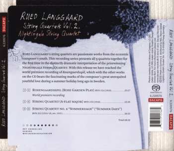SACD Rued Langgaard: String Quartets Vol. 2