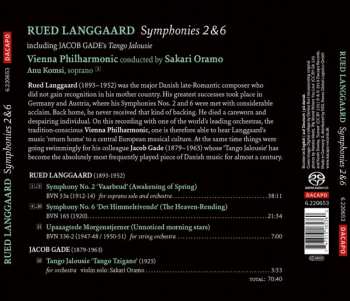 SACD Rued Langgaard: Symphonies 2 & 6 / Tango Jalousie 260634