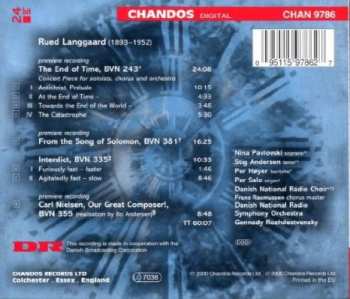 CD Rued Langgaard: The End Of Time (Premiere Recordings) 333951