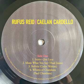 LP Rufus Reid: Rufus Reid Presents Caelan Cardello 520872
