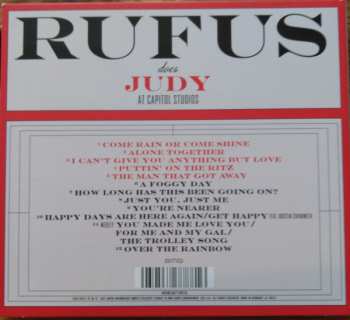CD Rufus Wainwright: Rufus Does Judy At Capitol Studios 413596