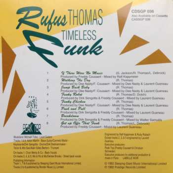 CD Rufus Thomas: Timeless Funk 295198