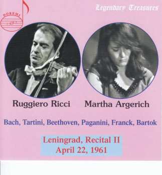 Album Ruggiero Ricci: Leningrad, Recital II: April 22, 1961