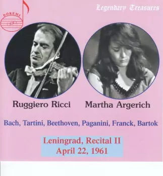 Leningrad, Recital II: April 22, 1961