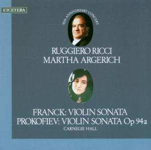 Ruggiero/martha Argerich Ricci: Franck/prokofiev: Violin Sonatas