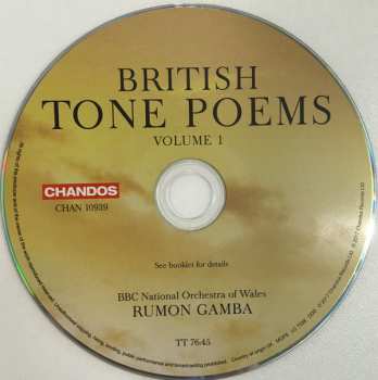 CD Rumon Gamba: British Tone Poems Vol. 1 345132