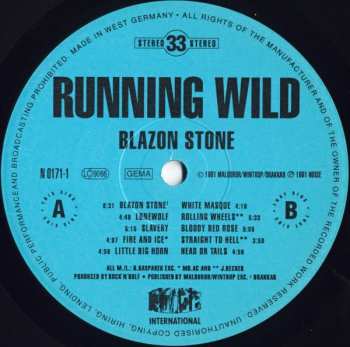 LP Running Wild: Blazon Stone