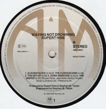 LP Rupert Hine: Waving Not Drowning 339205