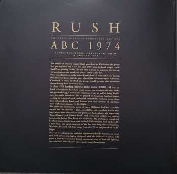 2LP Rush: ABC 1974 (The First American Broadcast) LTD | CLR 427284