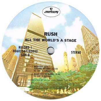 2LP Rush: All The World's A Stage 466655