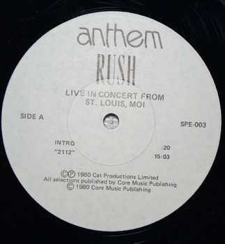Album Rush: Live In Concert From St. Louis, MOI
