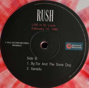 2LP Rush: Live In St. Louis 1980 CLR | LTD