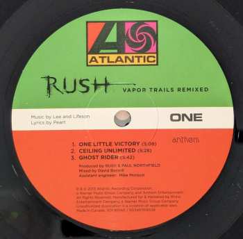 7LP/Box Set Rush: The Albums 2002 - 2012