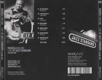 CD Russell Malone: Live At Jazz Standard: Volume One 539831