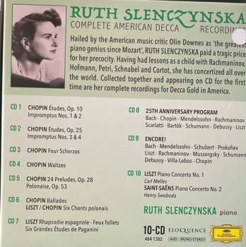 10CD/Box Set Ruth Slenczynska: Complete American Decca Recordings 450851
