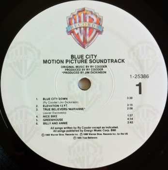 LP Ry Cooder: Blue City - Motion Picture Soundtrack 512328