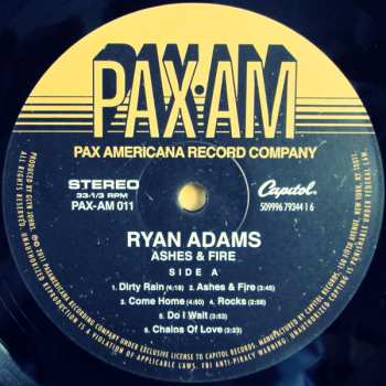 LP Ryan Adams: Ashes & Fire 501190