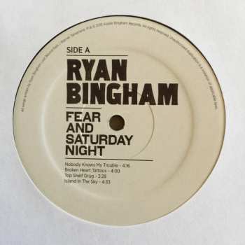 2LP Ryan Bingham: Fear And Saturday Night 150259