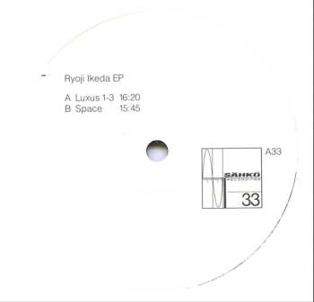 LP Ryoji Ikeda: Ryoji Ikeda EP LTD 525051