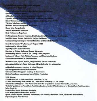 2CD Ryuichi Sakamoto: 左うでの夢 = Hidari Ude No Yume = Left Handed Dream