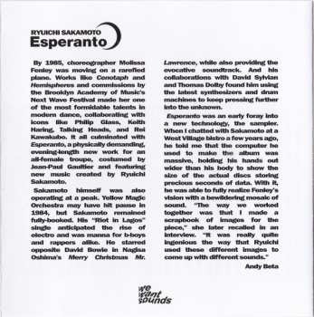 CD Ryuichi Sakamoto: Esperanto 327443