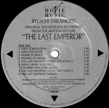 LP David Byrne: The Last Emperor (Original Motion Picture Soundtrack)