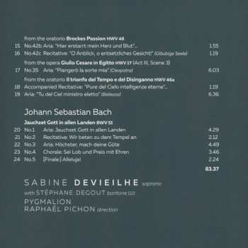 CD Sabine Devieilhe: Bach • Handel 395566