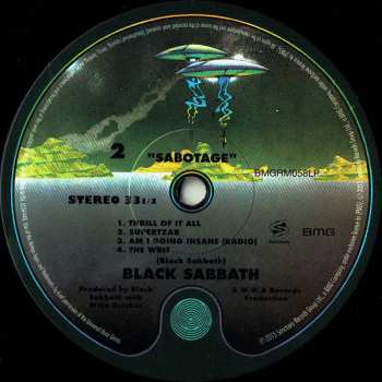 LP Black Sabbath: Sabotage 31291