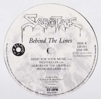 LP Sabotage: Behind The Lines
