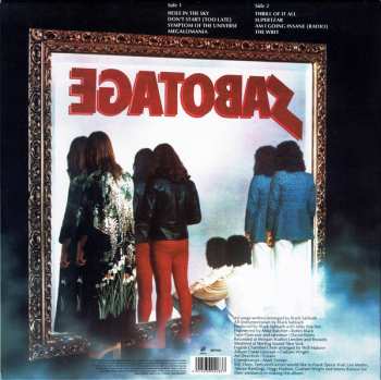 LP Black Sabbath: Sabotage 31291