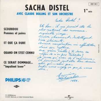 CD Sacha Distel: Scoubidou (Pommes Et Poires) (1re Série) 461408
