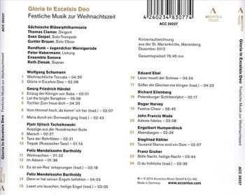CD Sächsische Bläserphilharmonie: Gloria In Excelsis Deo: Festliche Musik Zur Weihnachtszeit 505074