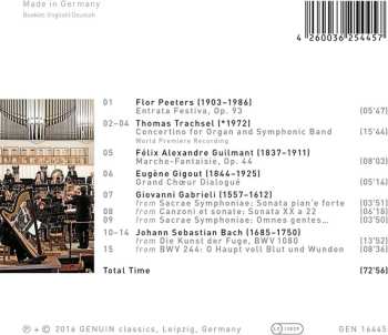 CD Sächsische Bläserphilharmonie: Winds & Pipes: Music For Symphonic Wind Ensemble And Organ By 462388