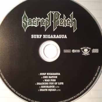 CD Sacred Reich: Surf Nicaragua 35183