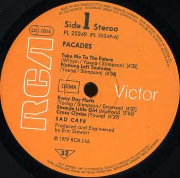 LP Sad Café: Facades 335899
