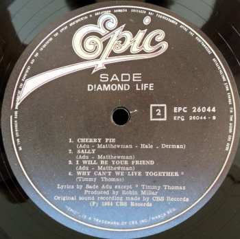 LP Sade: Diamond Life 535176