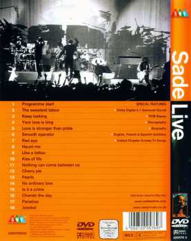 DVD Sade: Live 20597