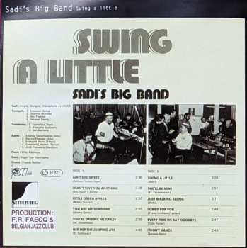 CD Sadi's New Big Band Show: Swing A Little 468146