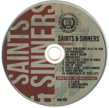 CD Saints & Sinners: Breakaway 521171
