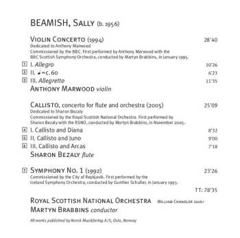CD Sally Beamish: Violin Concerto / Callisto / Symphony No. 1 458856