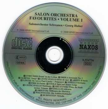 CD Salonorchester Schwanen: Salon Orchestra Favourites. Volume 1 312565