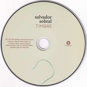 CD Salvador Sobral: Timbre 494565
