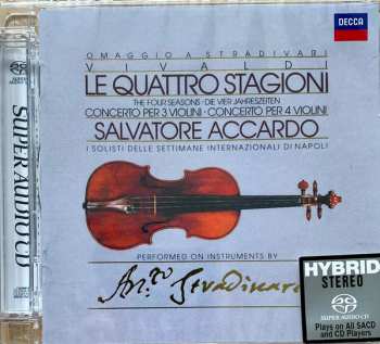 SACD Salvatore Accardo: Le Quattro Stagioni, Concertos For 3 & 4 Violins LTD | NUM 418002