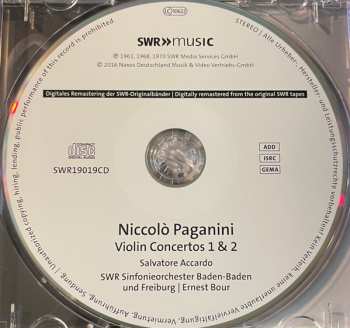 CD Salvatore Accardo:  Violin Concertos Nos. 1 & 2 432044