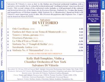 CD Salvatore Di Vittorio: Sinfonias Nos. 3 And 4 • Venere E Adone 153181