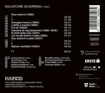 CD Salvatore Sciarrino: Solo DIGI 318508